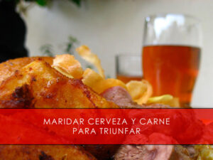maridar cerveza y carne