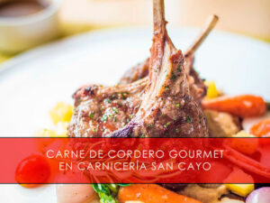 carne de cordero gourmet